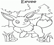 eevee in the jungle